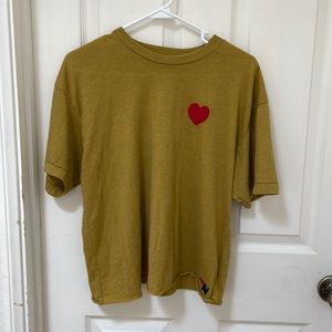 Aviator Nation Heart Boyfriend Tee